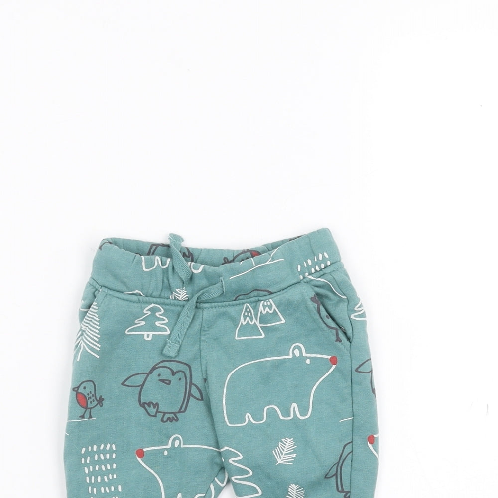 Marks and Spencer Baby Blue   Sweatpants Trousers Size 0-3 Months