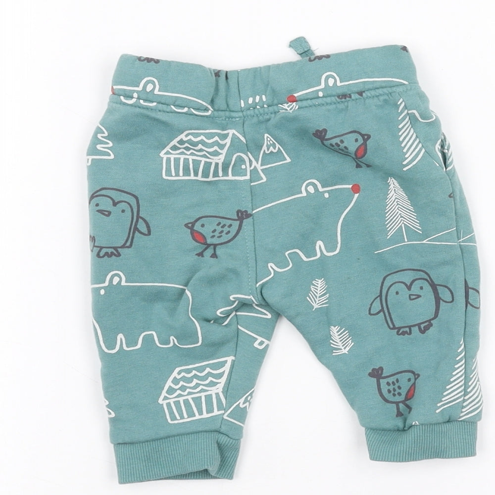 Marks and Spencer Baby Blue   Sweatpants Trousers Size 0-3 Months