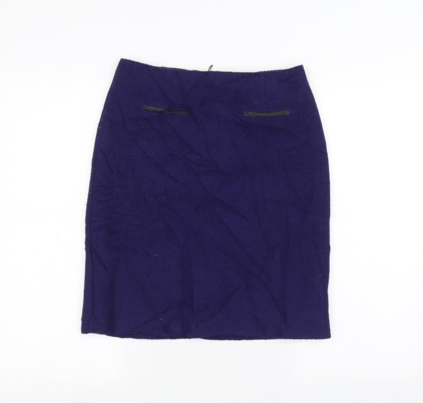 Marks and Spencer Womens Blue   A-Line Skirt Size 8