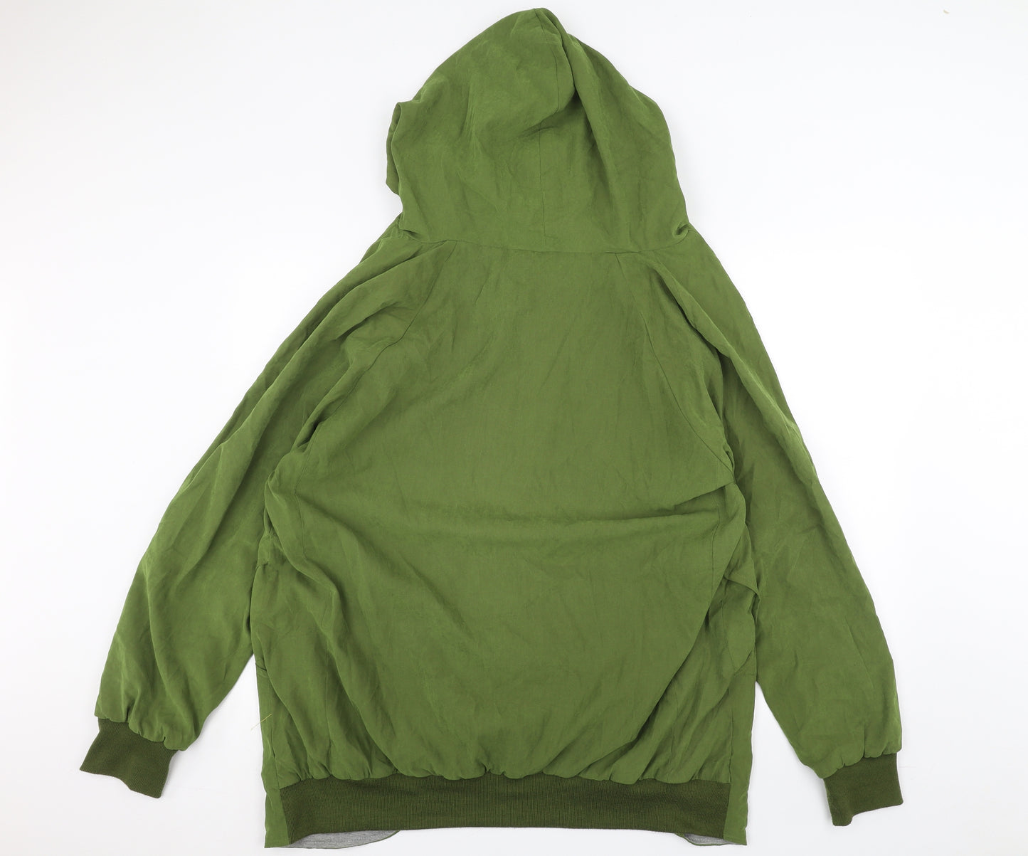 lesara Womens Green   Full Zip Hoodie Size XL