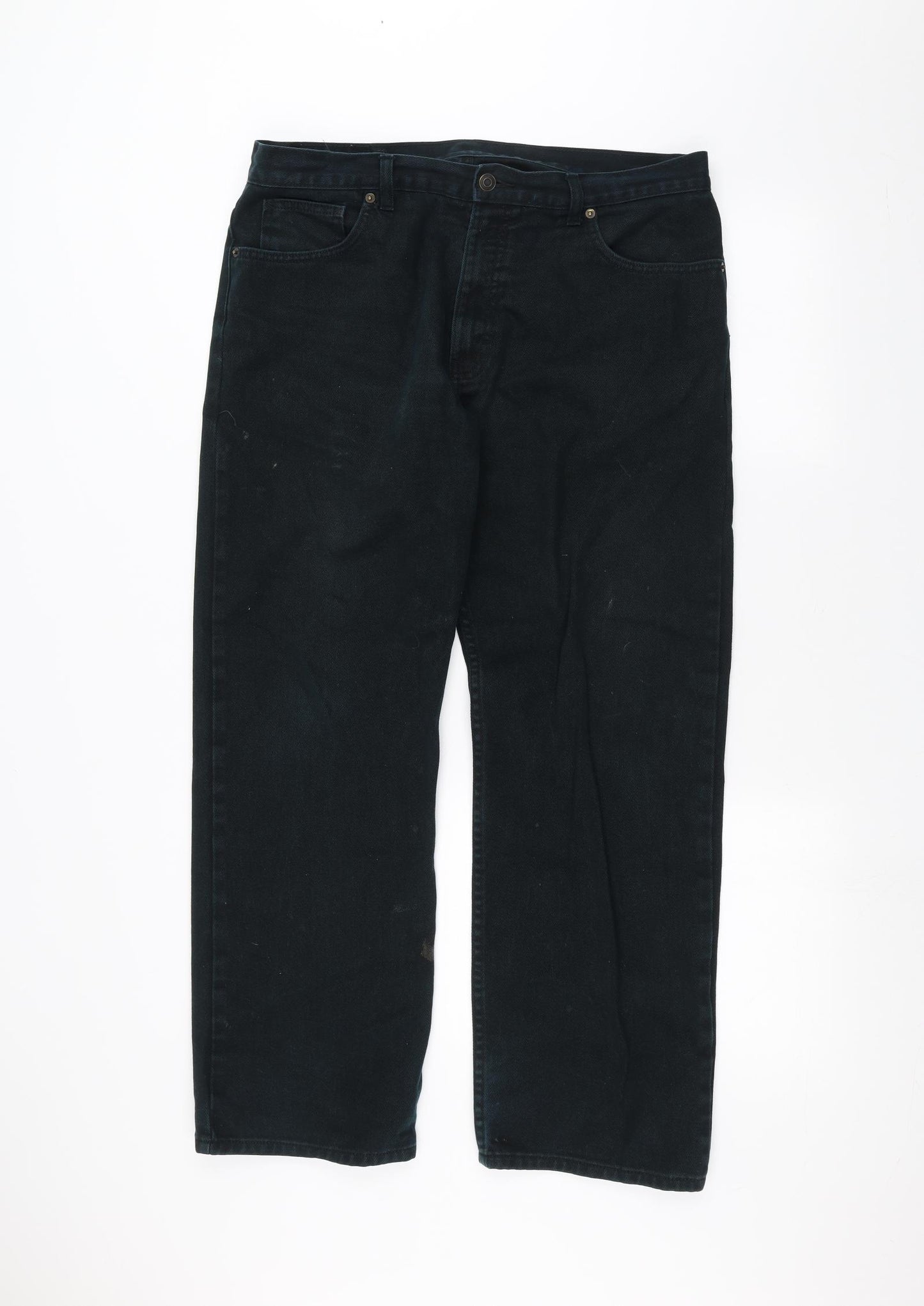 Marks and Spencer Mens Blue  Denim Straight Jeans Size 36 in L30 in