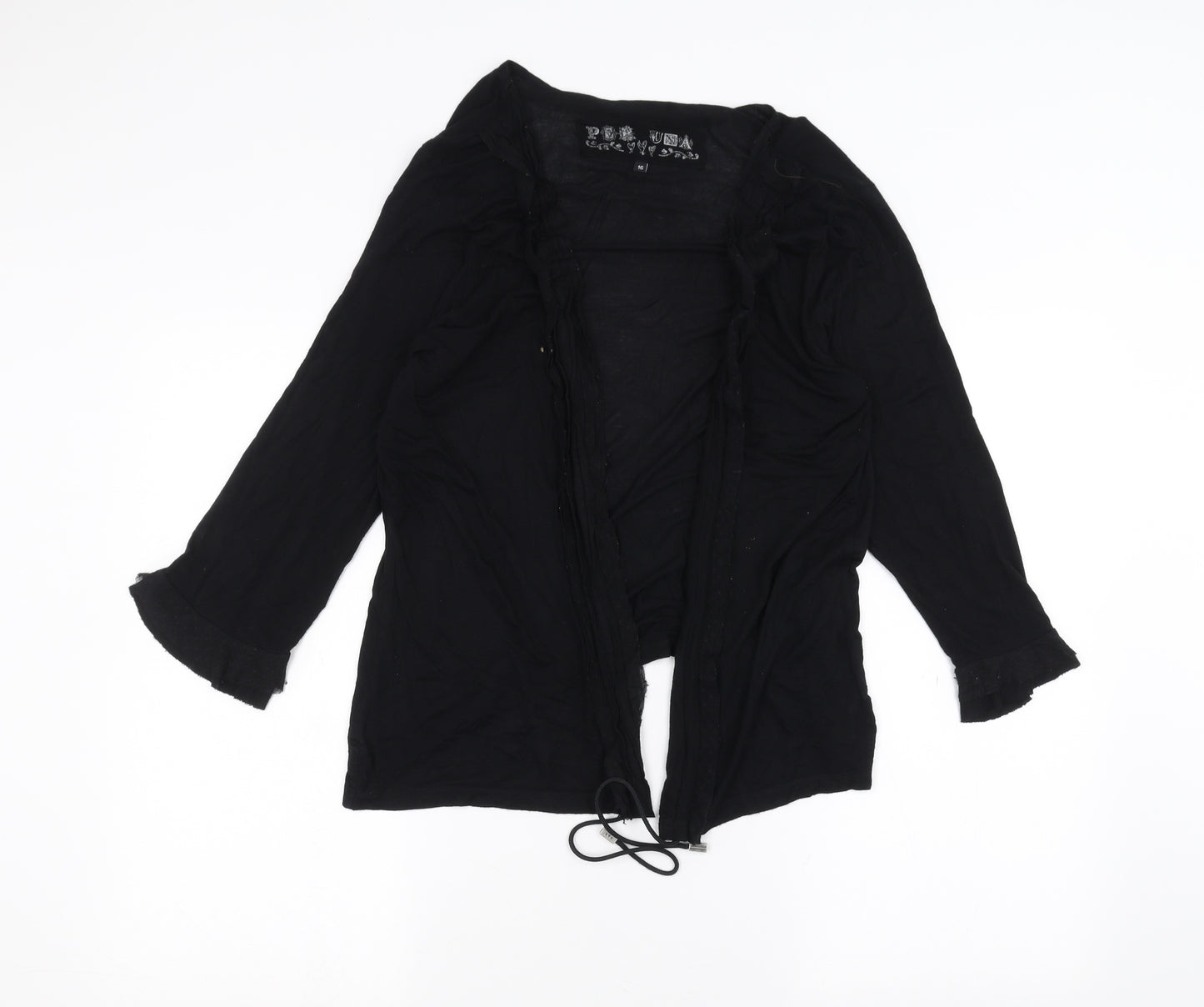Per Una Womens Black   Cardigan Jumper Size 16