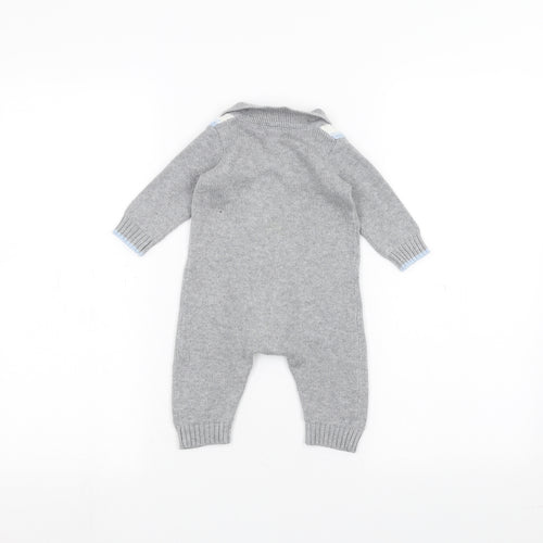 River Island Baby Grey   Babygrow One-Piece Size 0-3 Months