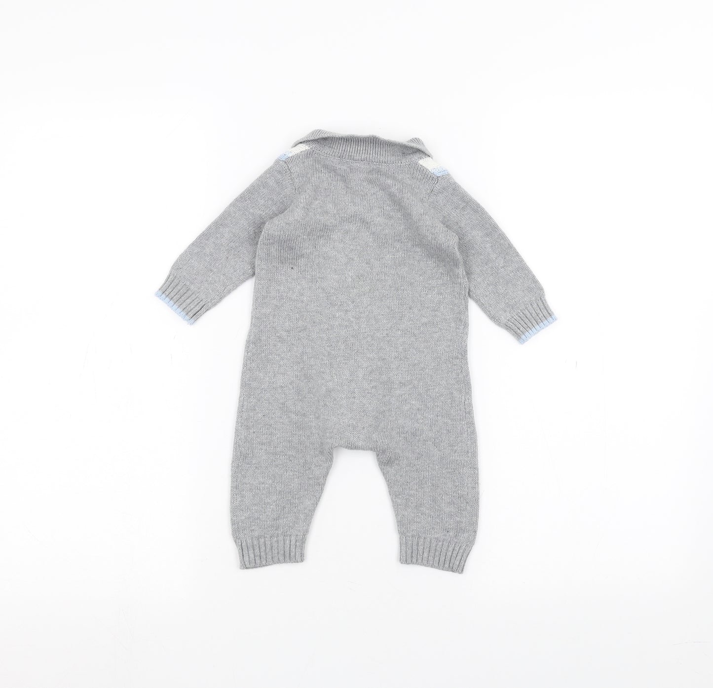 River Island Baby Grey   Babygrow One-Piece Size 0-3 Months