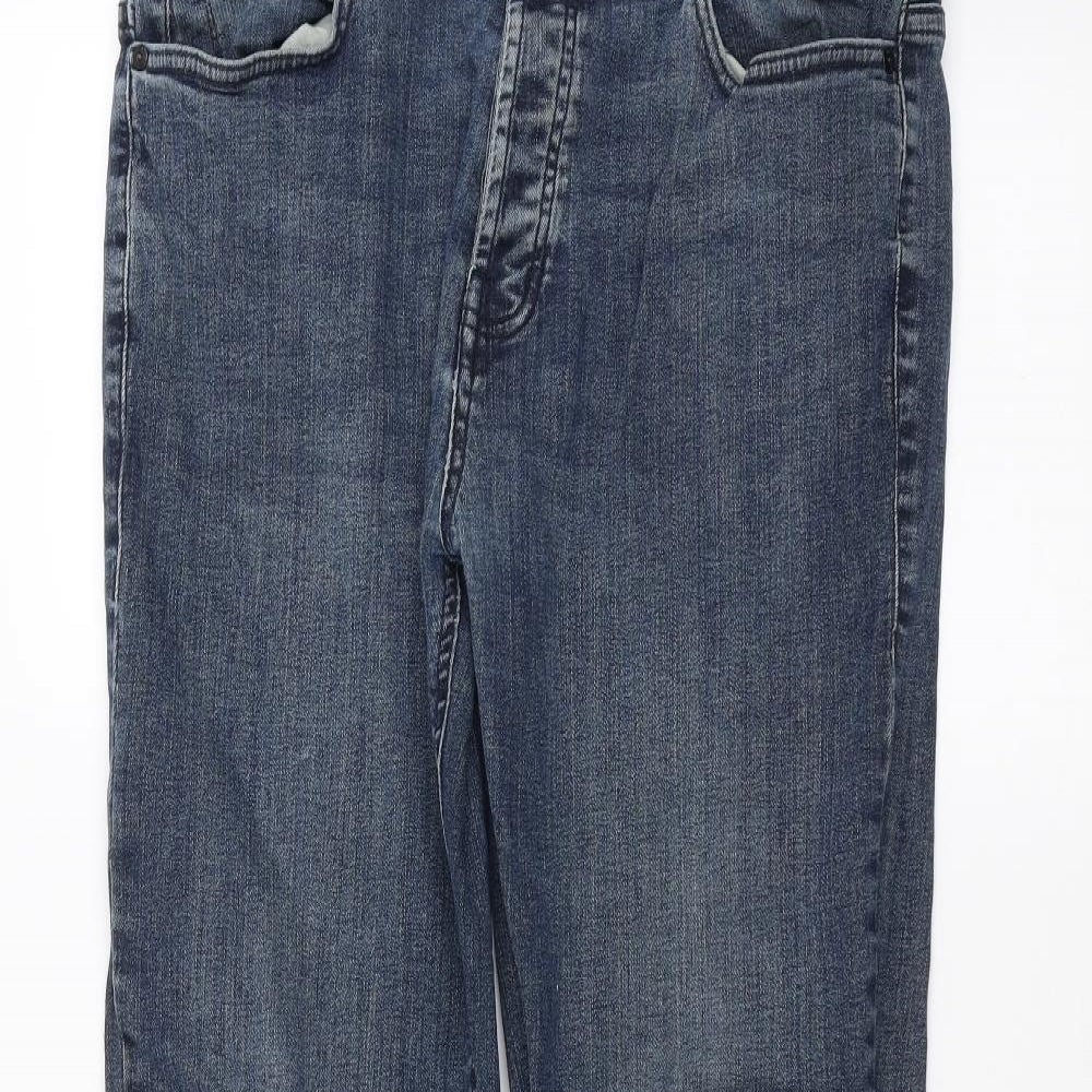 Denim & Co. Mens Blue  Denim Straight Jeans Size 34 in L32 in