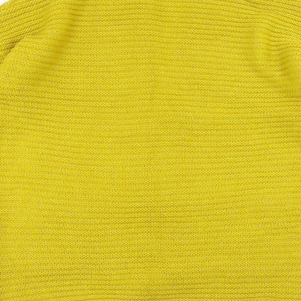 Roman Womens Yellow   Jacket Coatigan Size 12