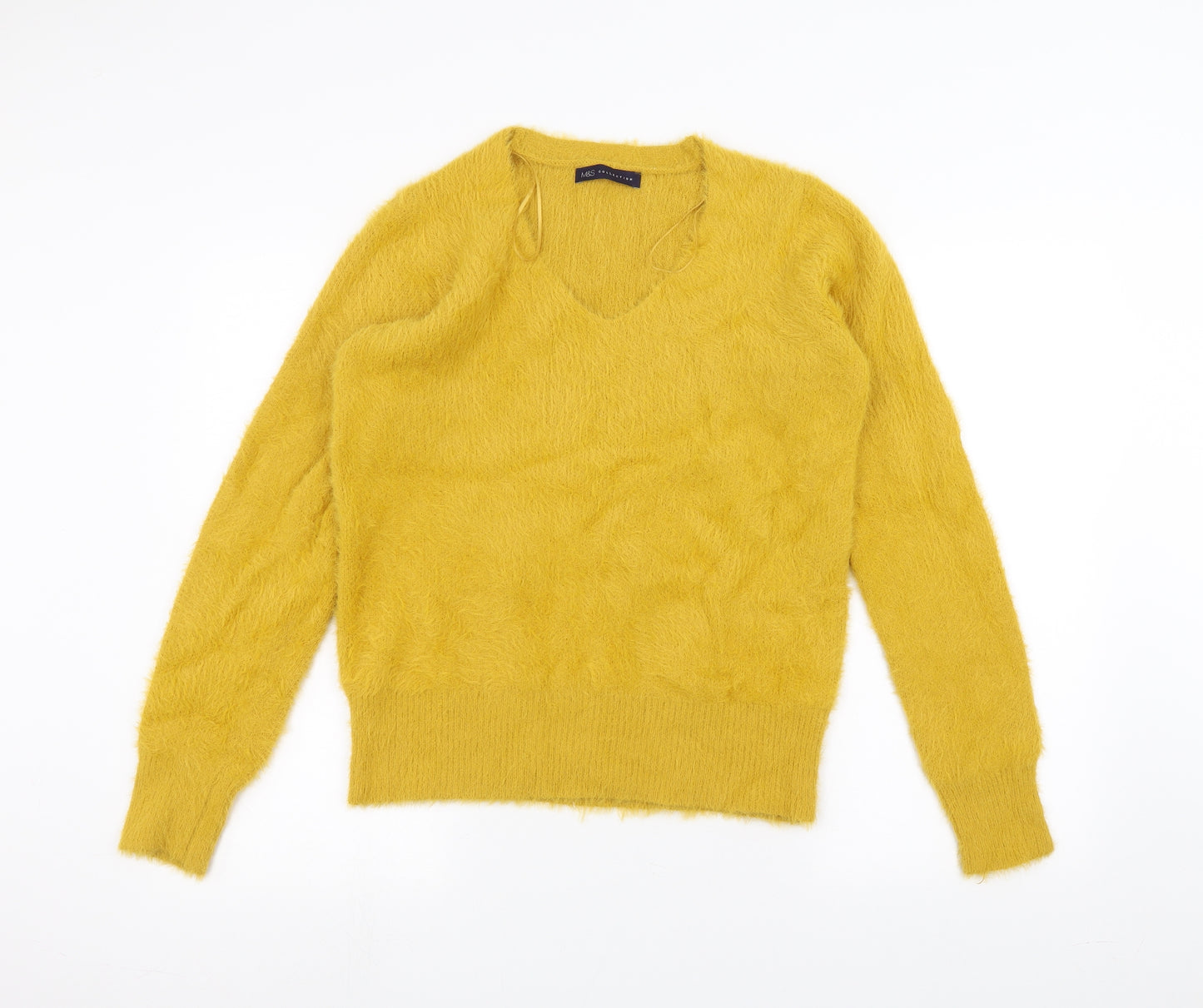 Marks and Spencer Womens Yellow   Pullover Jumper Size M