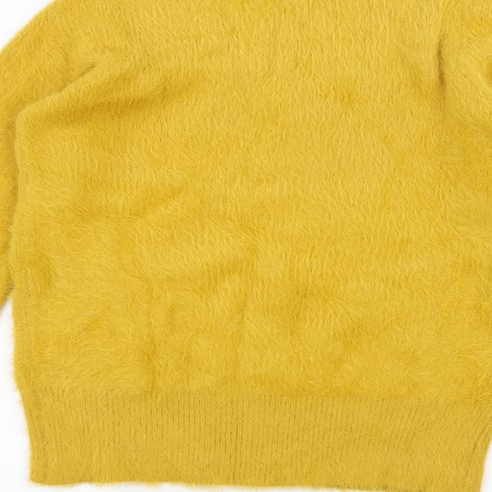 Marks and Spencer Womens Yellow   Pullover Jumper Size M