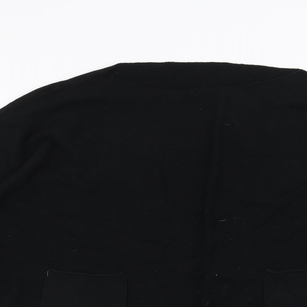 Preworn Womens Black   Pullover Jumper One Size