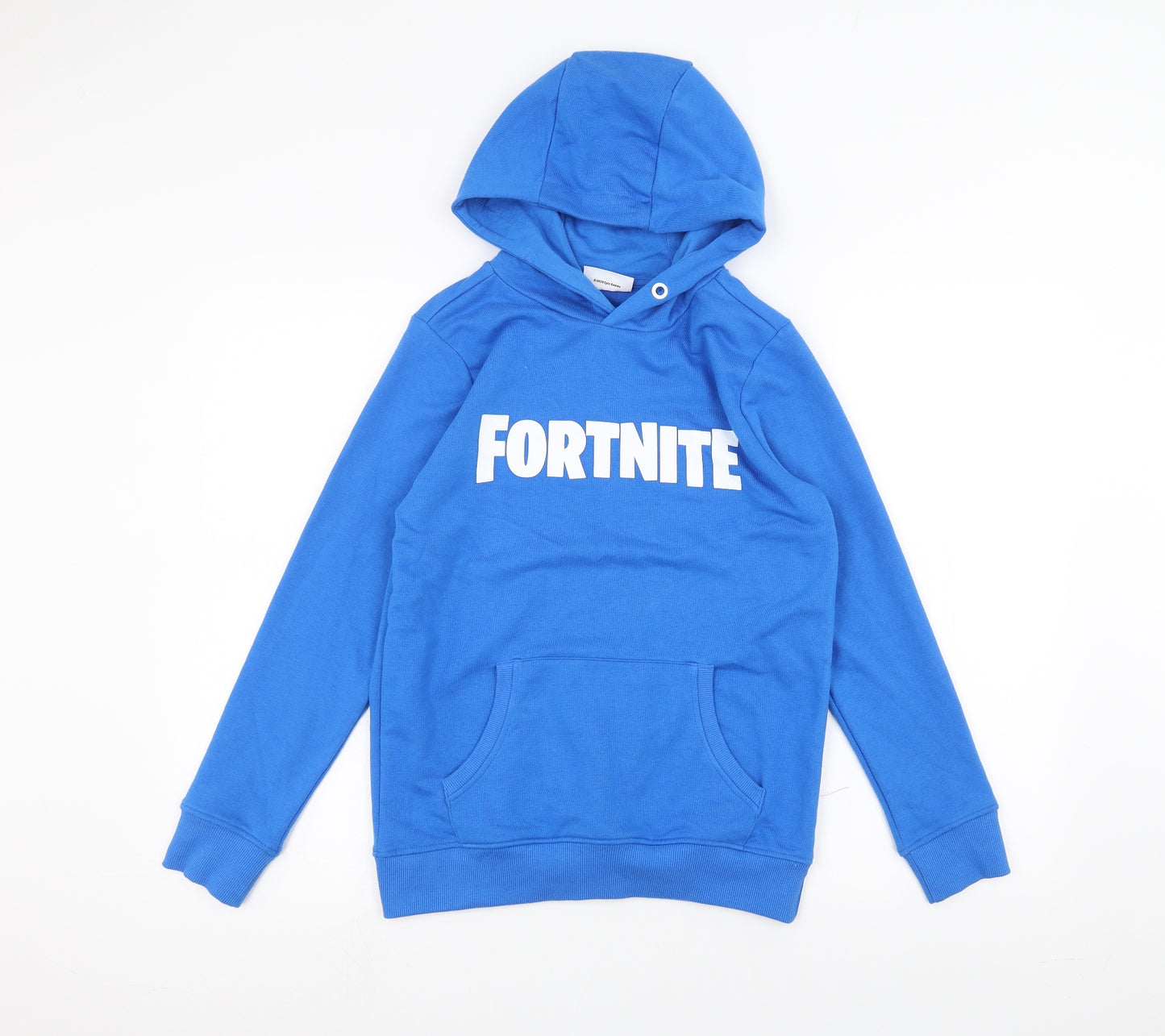 fortnite Boys Blue   Pullover Hoodie Size 11-12 Years  - Fortnite