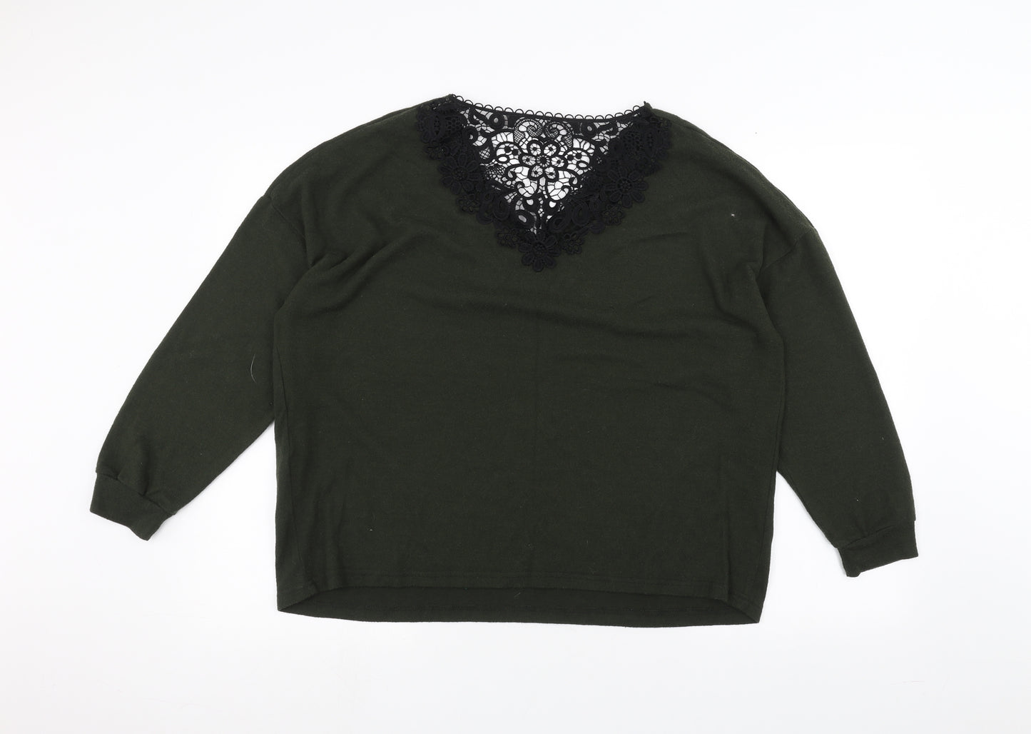 Dorothy Perkins Womens Green   Pullover Jumper Size 12