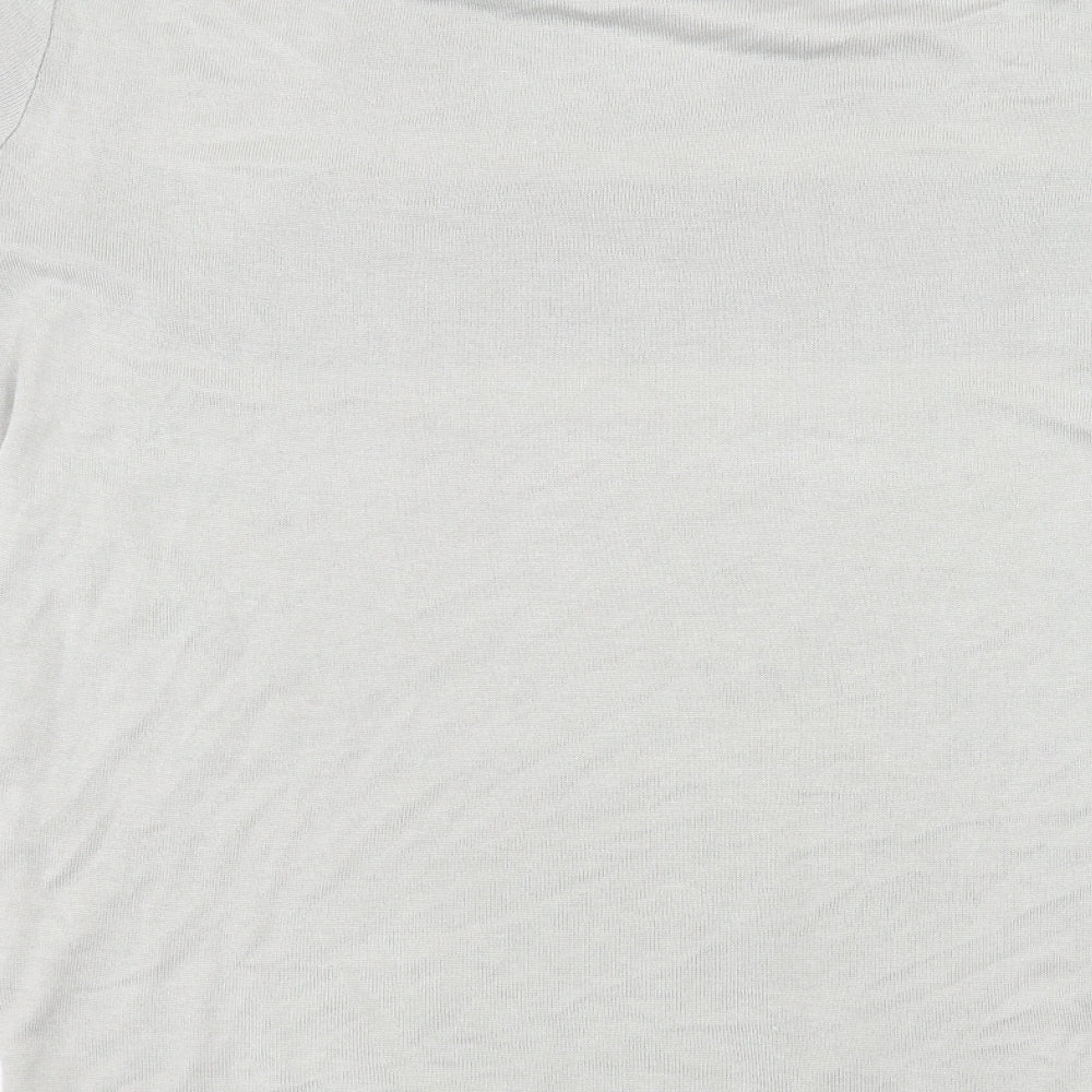 River Island Mens Grey    T-Shirt Size L