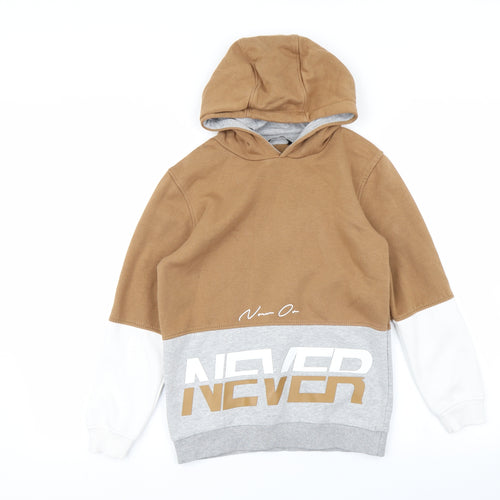 George Girls Brown   Pullover Hoodie Size 10-11 Years  - NEVER