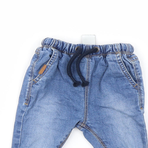 NEXT Baby Blue   Capri Jeans Size 3-6 Months  - TIE UP WAIST