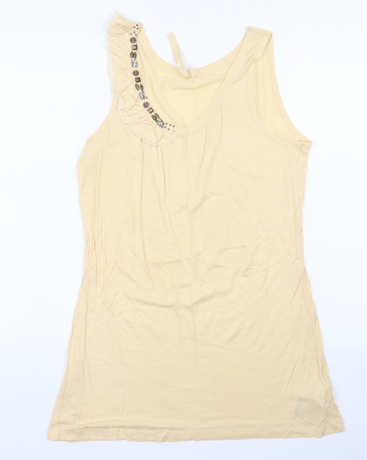 TU Womens Orange   Basic Tank Size 14