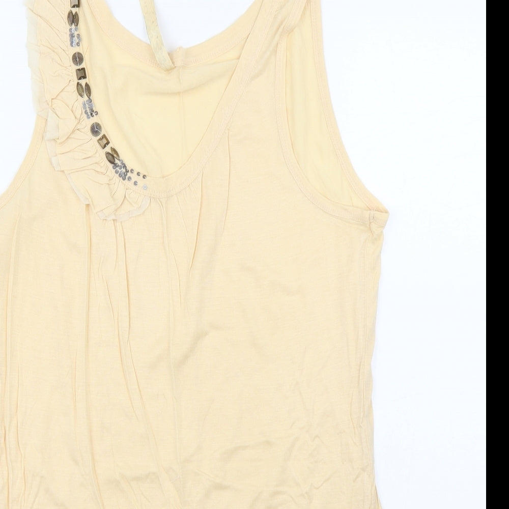 TU Womens Orange   Basic Tank Size 14