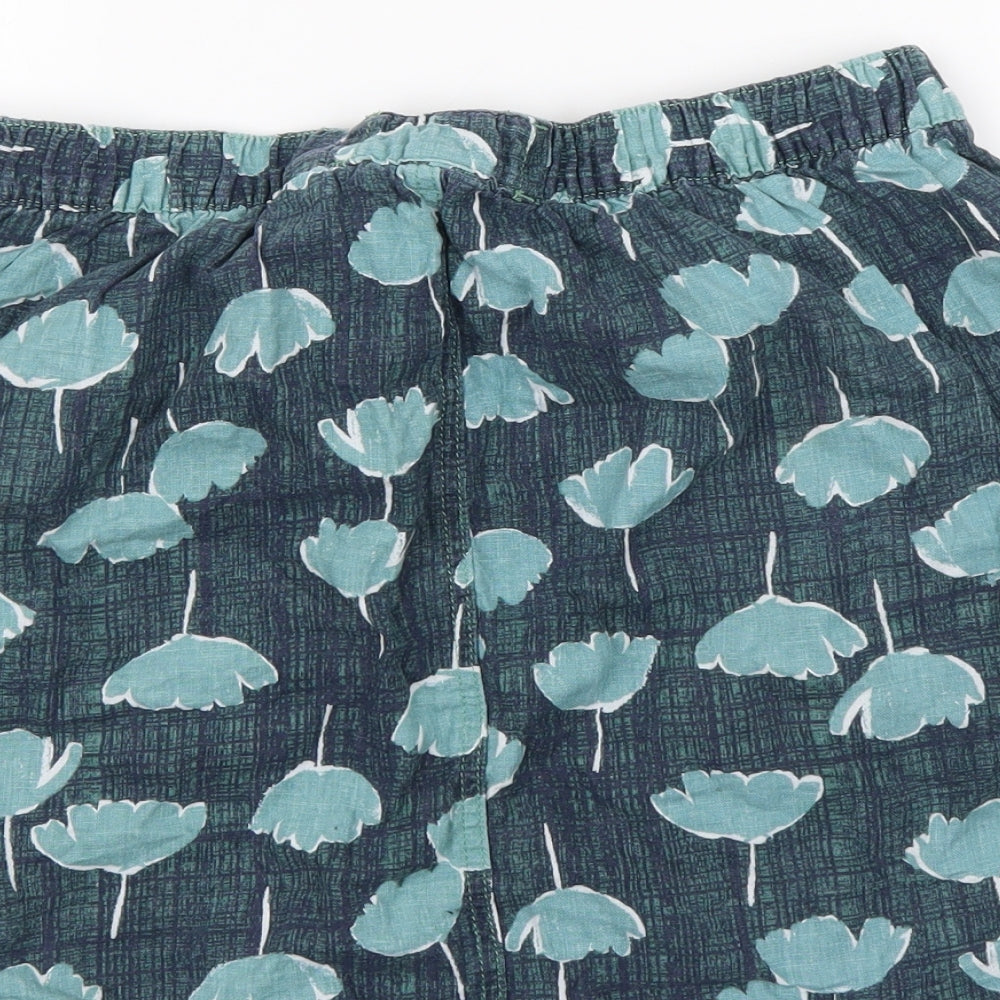 NEXT Womens Blue Floral  A-Line Skirt Size 14