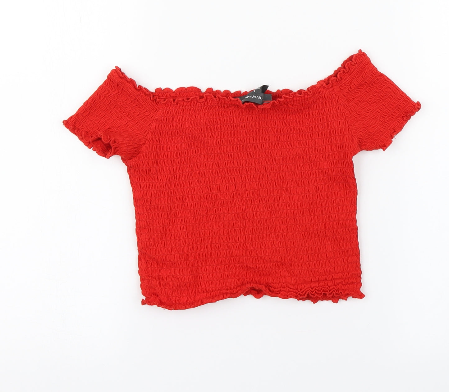 Primark Womens Red   Basic T-Shirt Size S