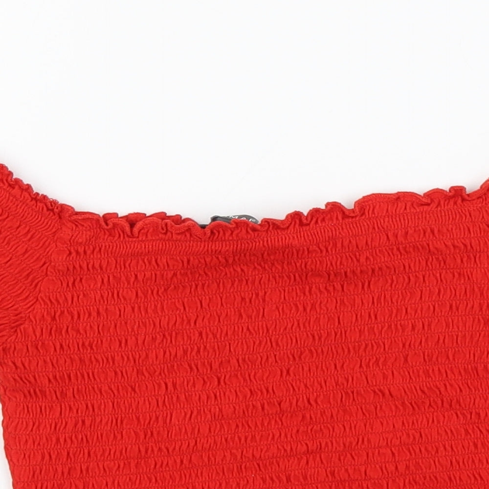 Primark Womens Red   Basic T-Shirt Size S