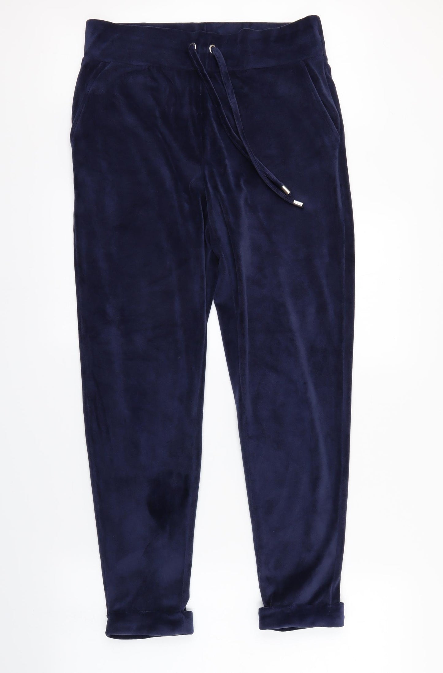 GERGE Womens Blue Solid  Babydoll Lounge Pants Size 14