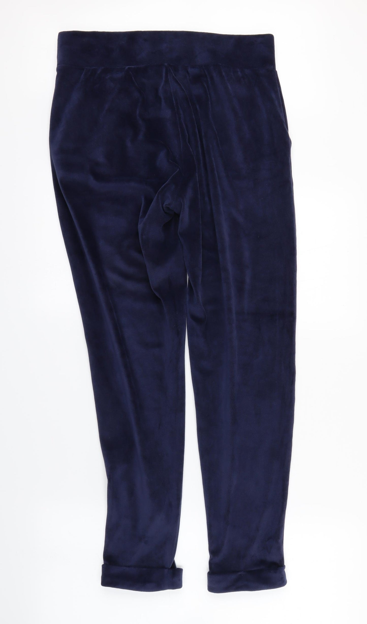 GERGE Womens Blue Solid  Babydoll Lounge Pants Size 14