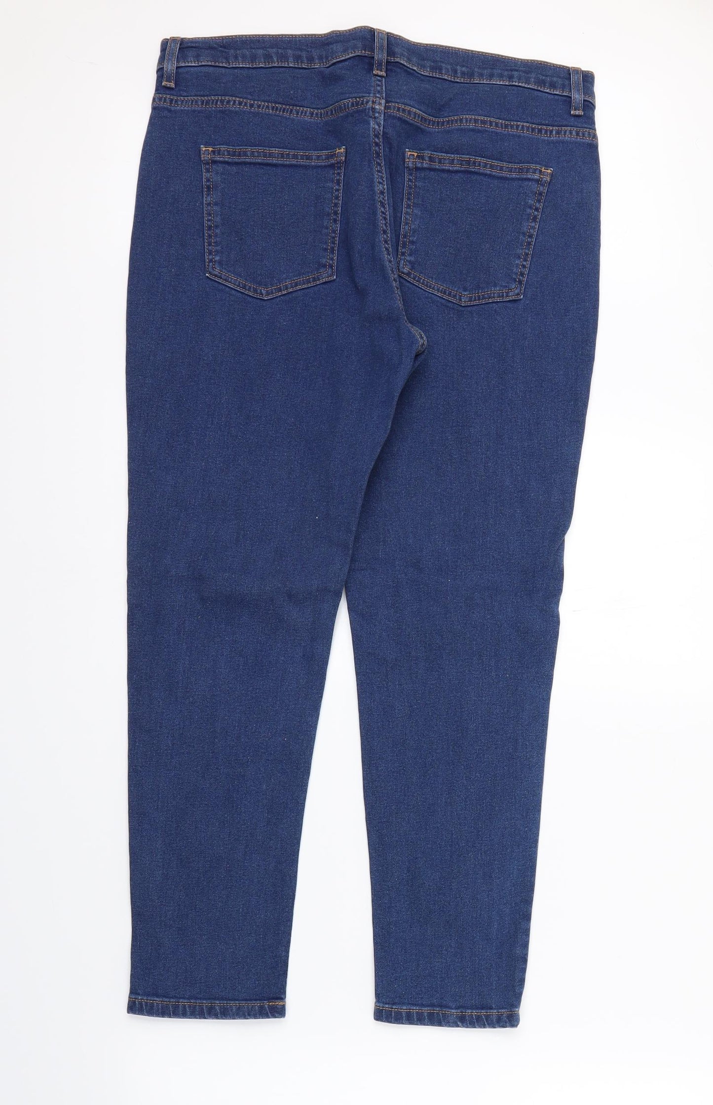 Marks and Spencer Womens Blue   Skinny Jeans Size 14 L25 in