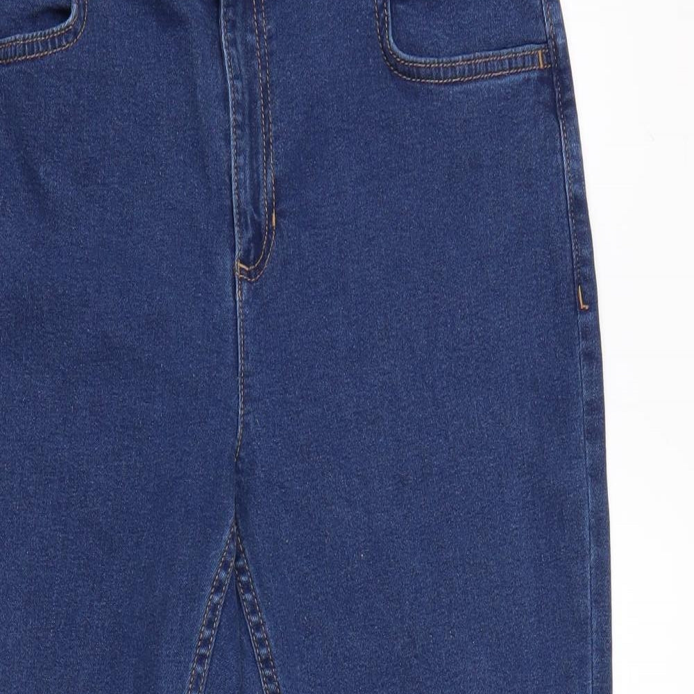 Marks and Spencer Womens Blue   Skinny Jeans Size 14 L25 in