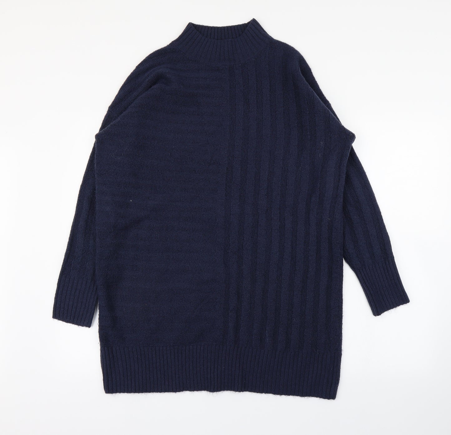 George Mens Black Striped  Pullover Jumper Size M
