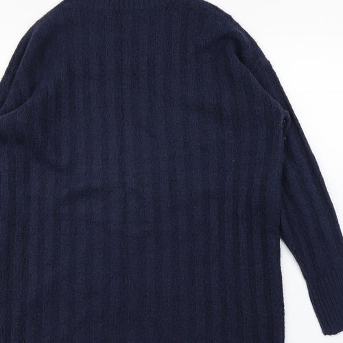 George Mens Black Striped  Pullover Jumper Size M
