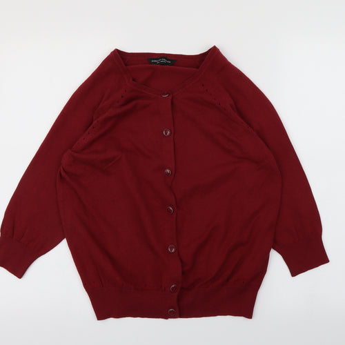 Dorthey Perkins Womens Red   Cardigan Jumper Size 16
