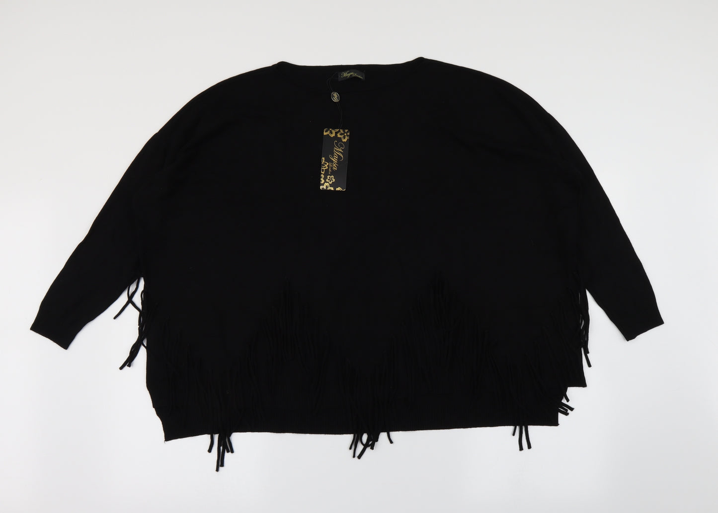 MAysa london Womens Black   Pullover Jumper