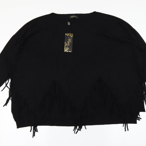 MAysa london Womens Black   Pullover Jumper