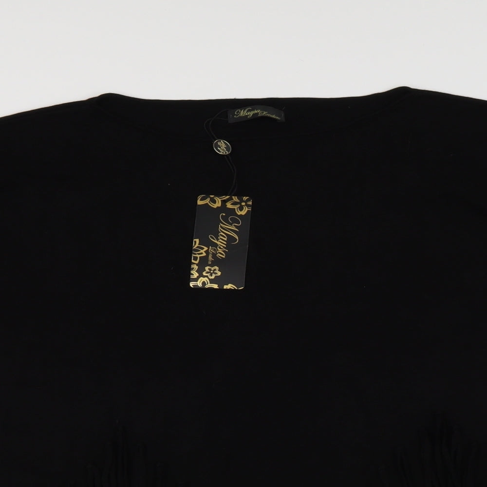 MAysa london Womens Black   Pullover Jumper