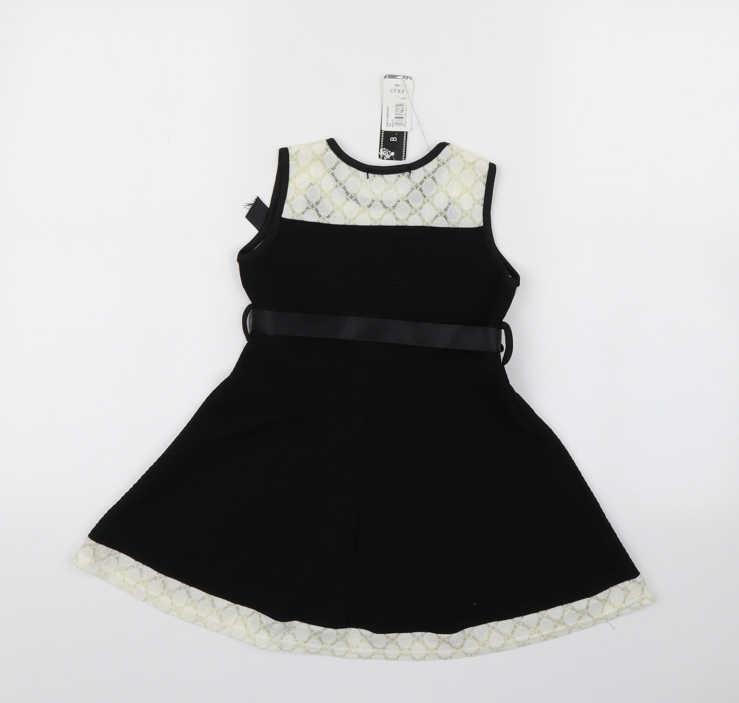 b.b.land Girls Black   A-Line  Size 2 Years  - buttefly