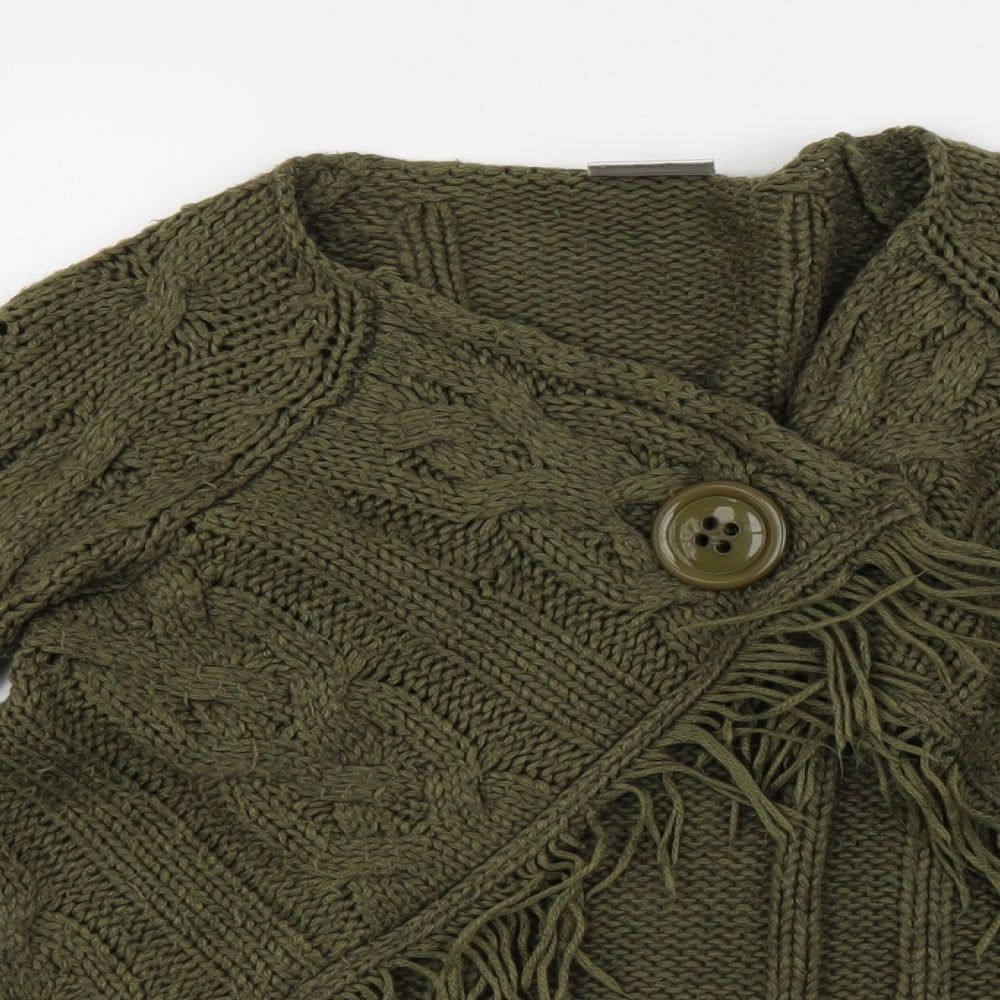 NEXT Womens Green   Cardigan Jumper Size S