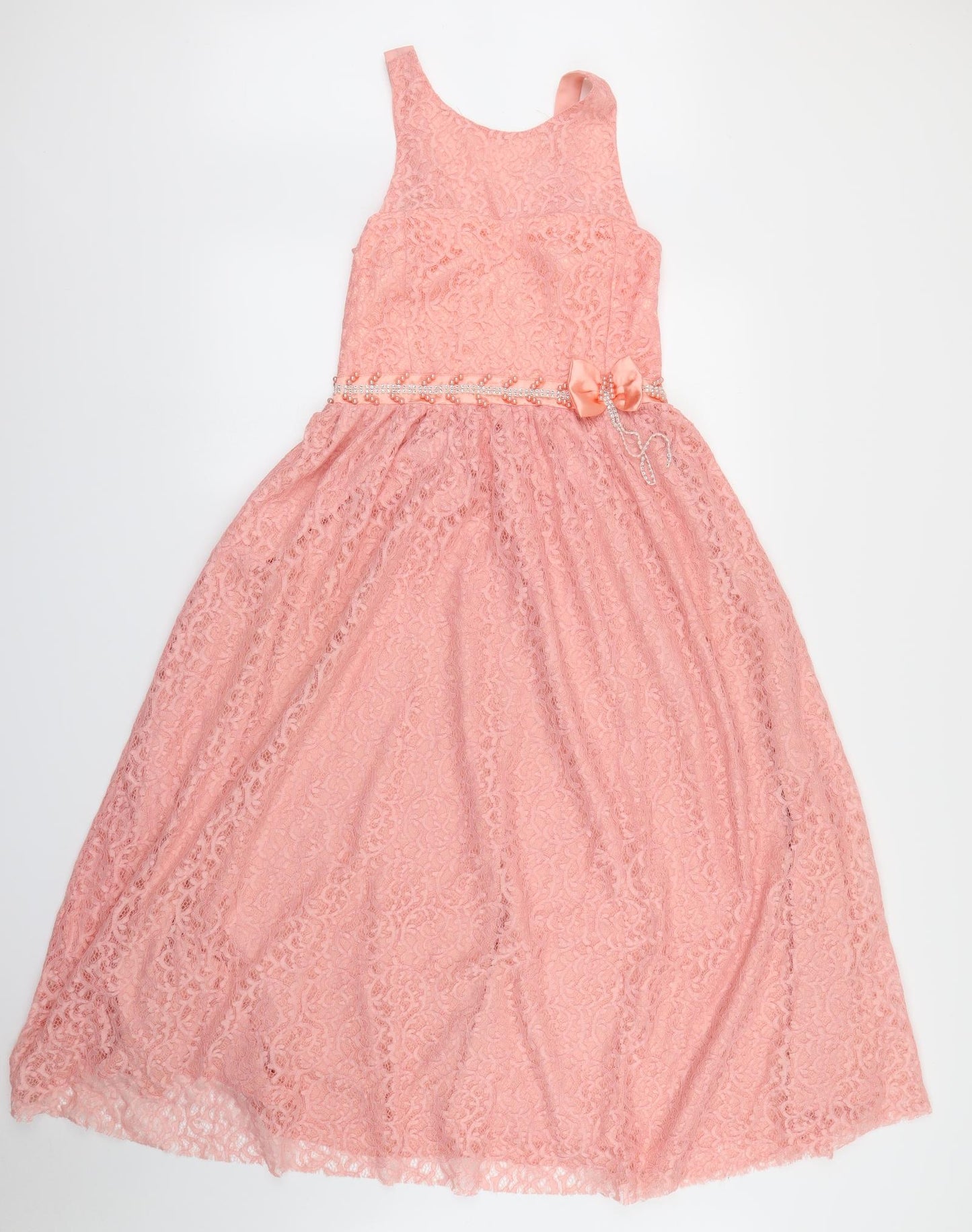 Novo Style Womens Pink Floral  A-Line  Size 14