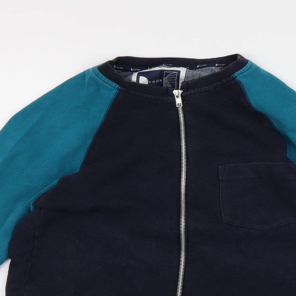 code Mens Blue   Jacket  Size S