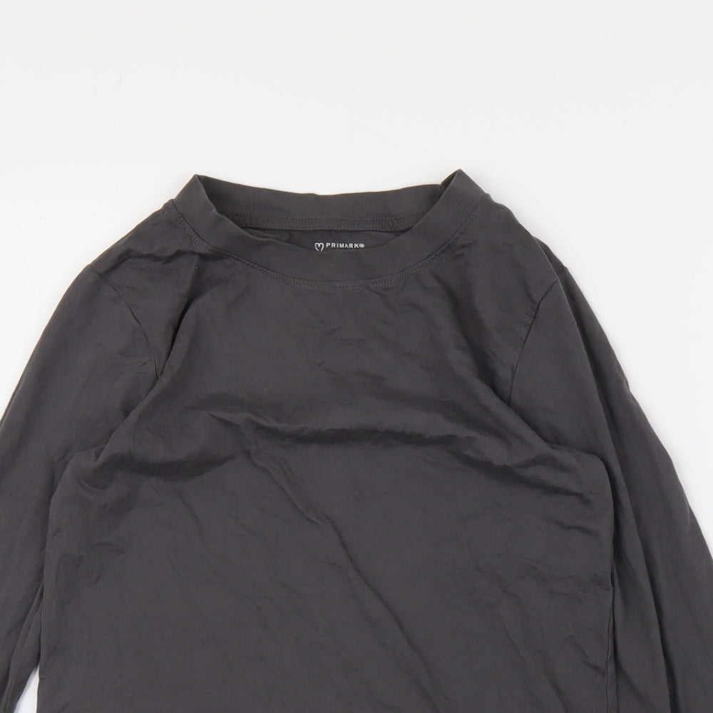 Primark Womens Grey   Basic T-Shirt Size 6