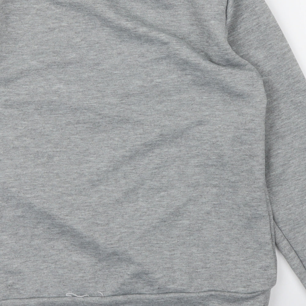 utlaws Boys Grey   Pullover Sweatshirt Size 11-12 Years  - skull