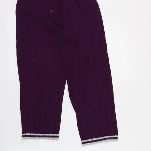 F&F Womens Pink Argyle/Diamond  Babydoll Lounge Pants Size L