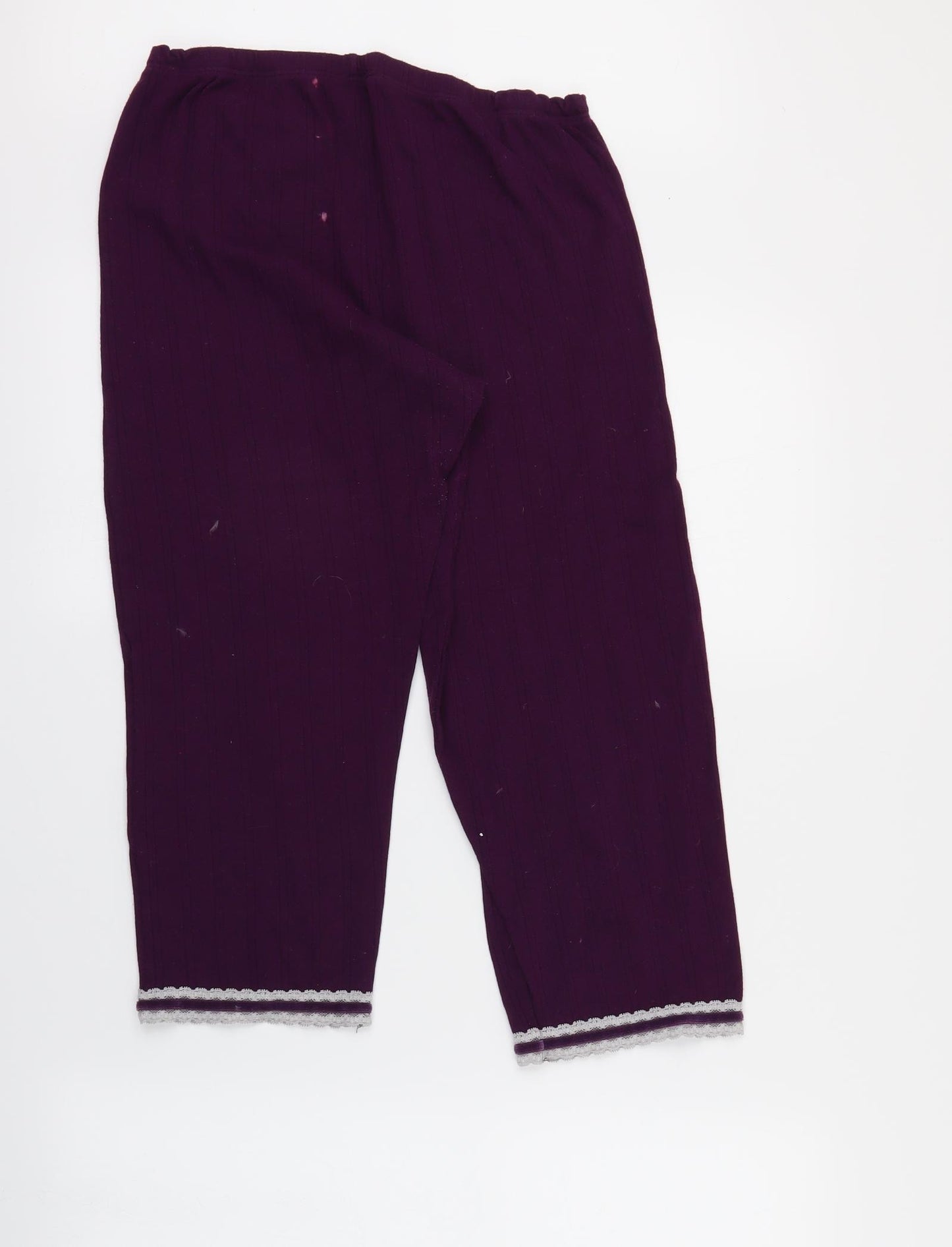 F&F Womens Pink Argyle/Diamond  Babydoll Lounge Pants Size L