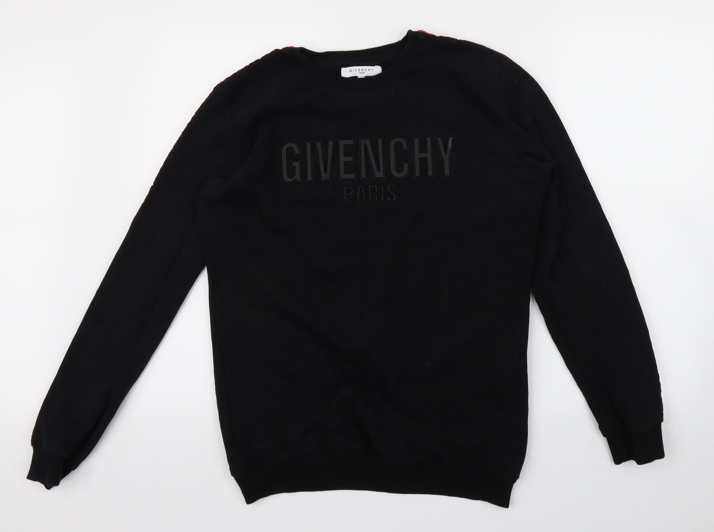 Givenchy Mens Black Striped  Pullover Sweatshirt Size M  - givenchy paris