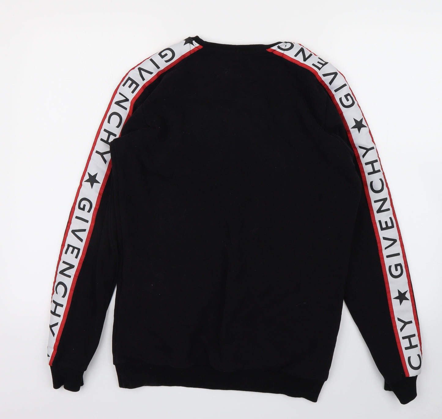 Givenchy Mens Black Striped  Pullover Sweatshirt Size M  - givenchy paris