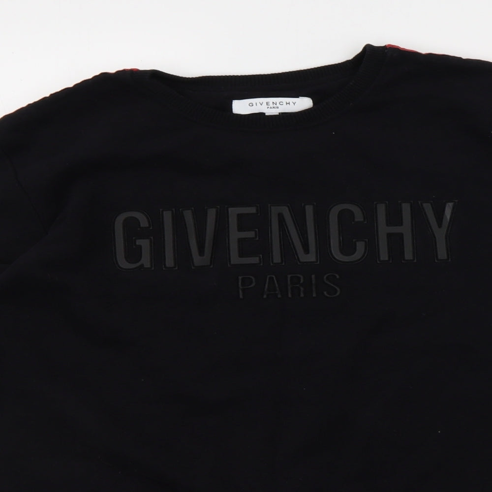 Givenchy Mens Black Striped  Pullover Sweatshirt Size M  - givenchy paris