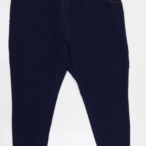 georges Womens Blue   Jegging Leggings Size 24