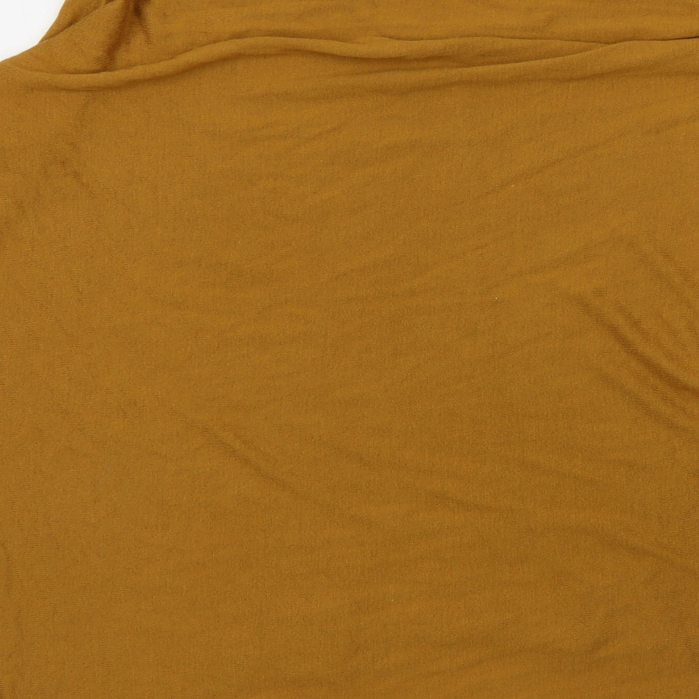 H&M Womens Yellow   Basic T-Shirt Size S