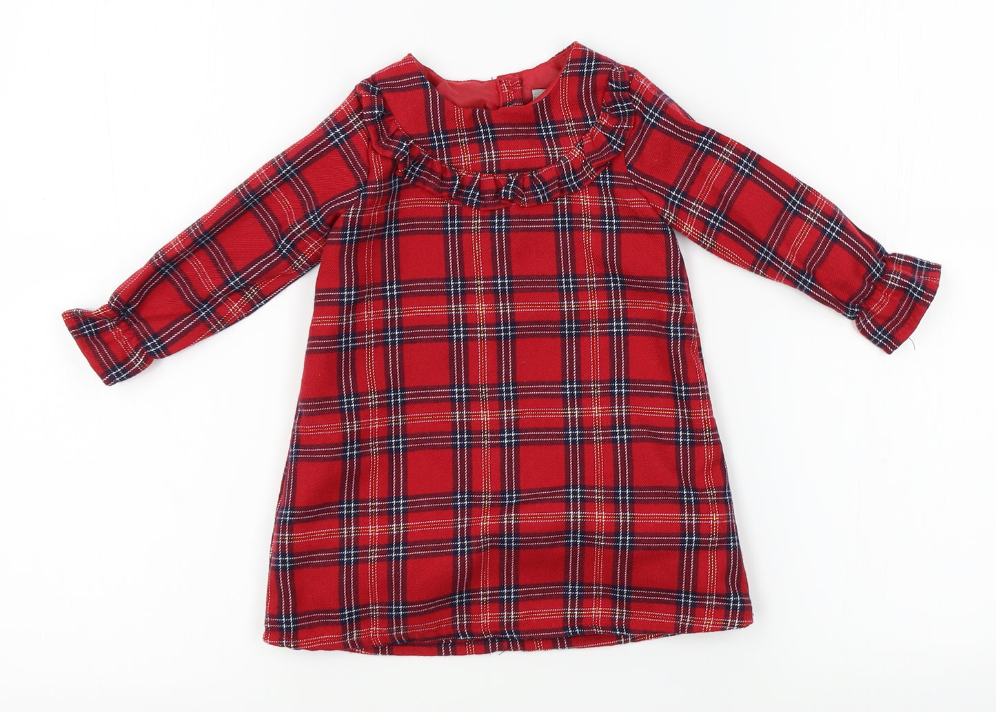 Primark Girls Red Plaid  A-Line  Size 12-13 Years