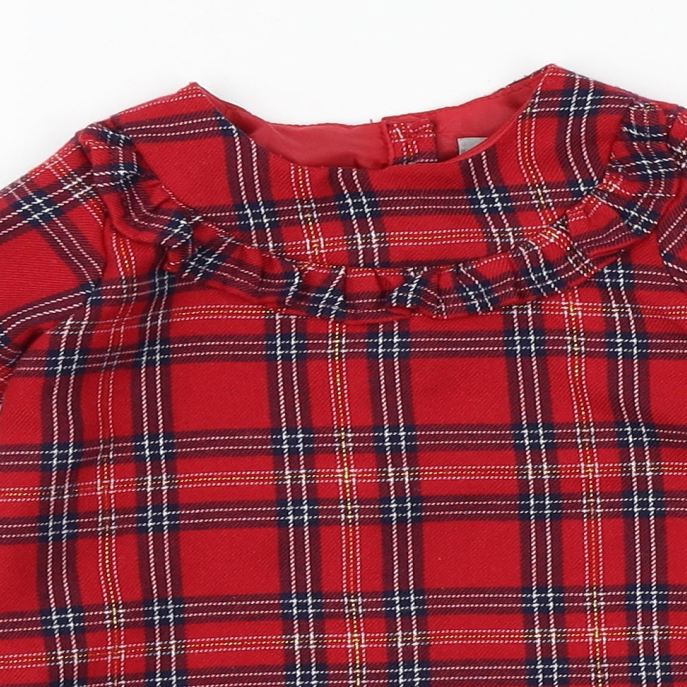 Primark Girls Red Plaid  A-Line  Size 12-13 Years