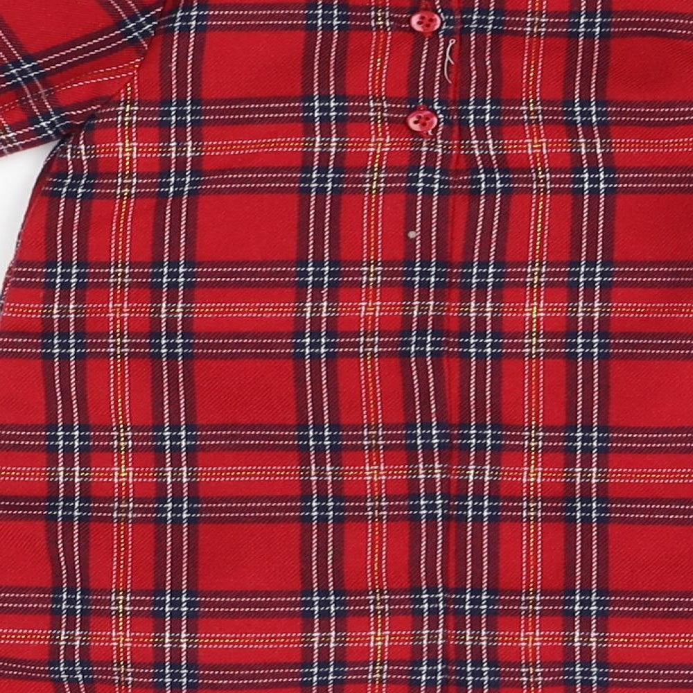 Primark Girls Red Plaid  A-Line  Size 12-13 Years