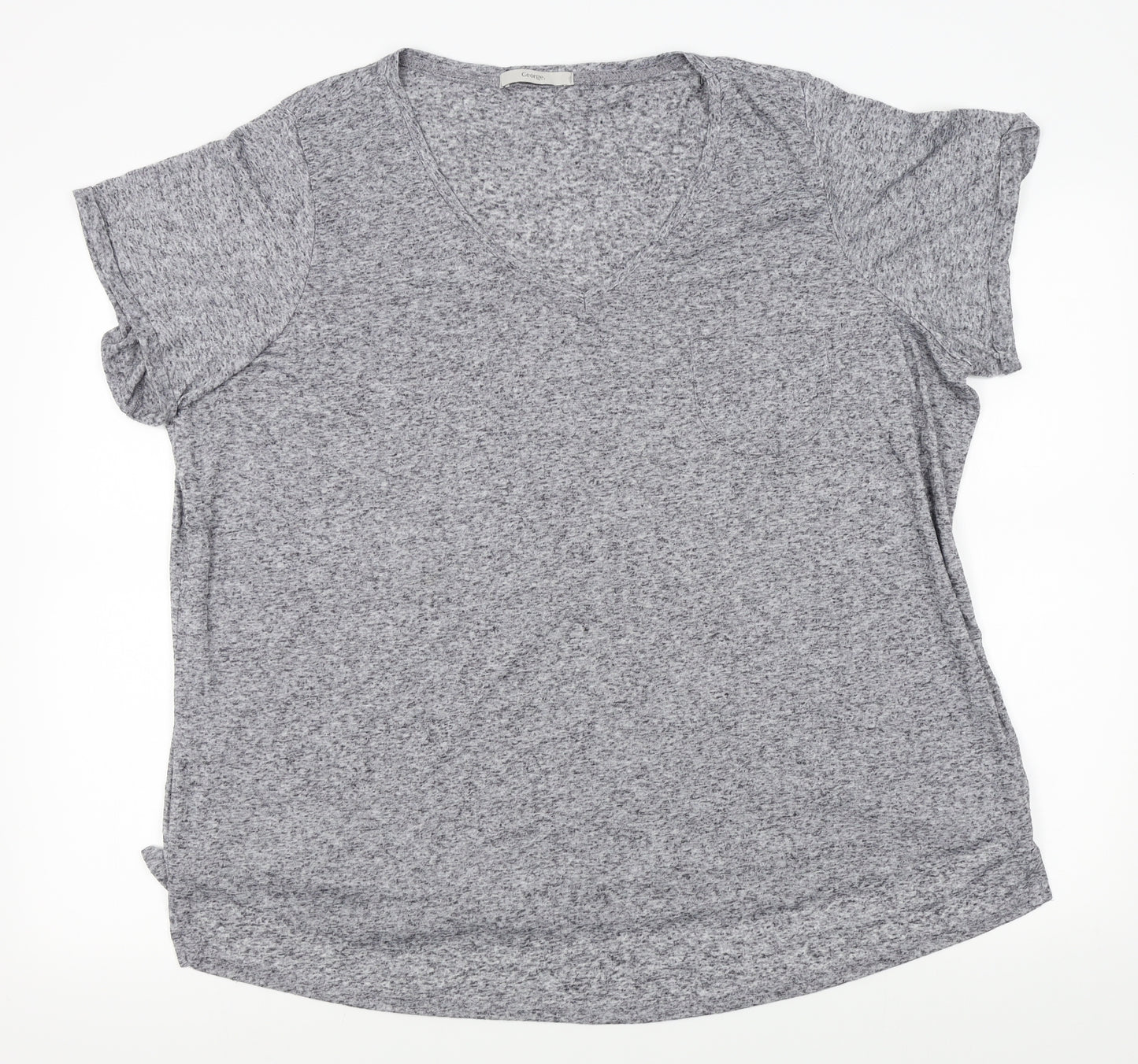 George Womens Grey   Basic T-Shirt Size 24